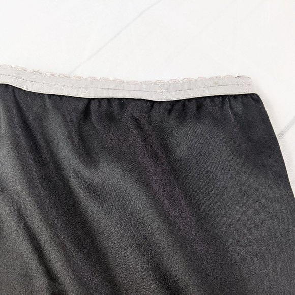 Tommy Hilfiger Black Satin Slip Skirt Size Large - Picture 6 of 6
